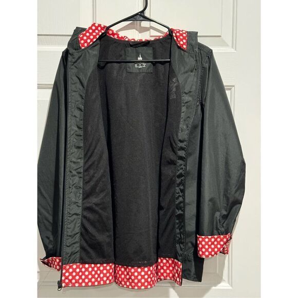 Disney Disneyland Resort Minnie Mouse Hooded Women's Raincoat Medium - Picture 10 of 14